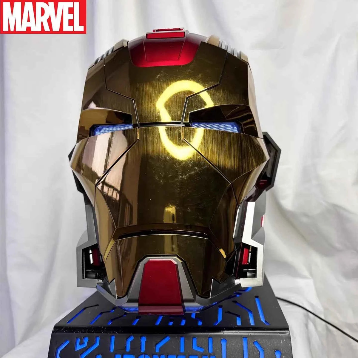 Premium Iron Man Voice Control Helmet - Electric Multi-Piece Opening Eyes Model