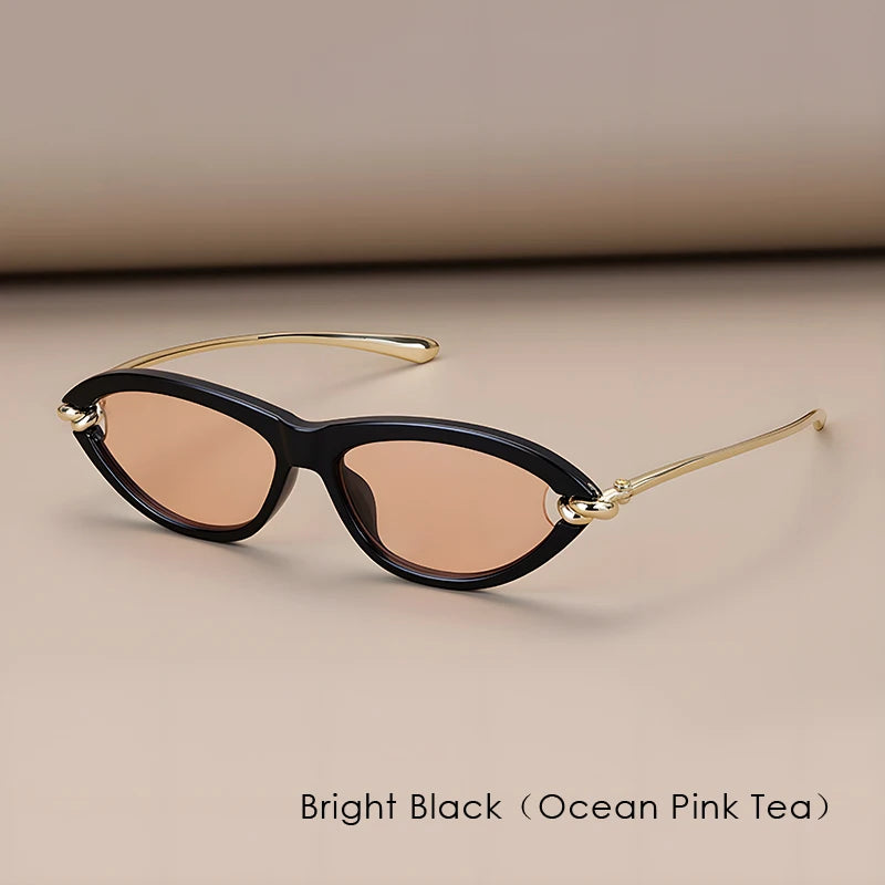 Luxury Cat Eye Tortoiseshell Sunglasses - UV400 Protection