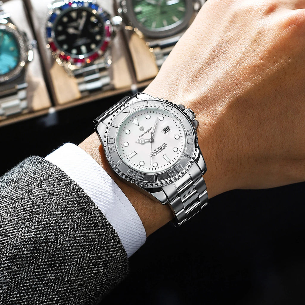 Luxury Military Men's Watch - Waterproof & Luminous