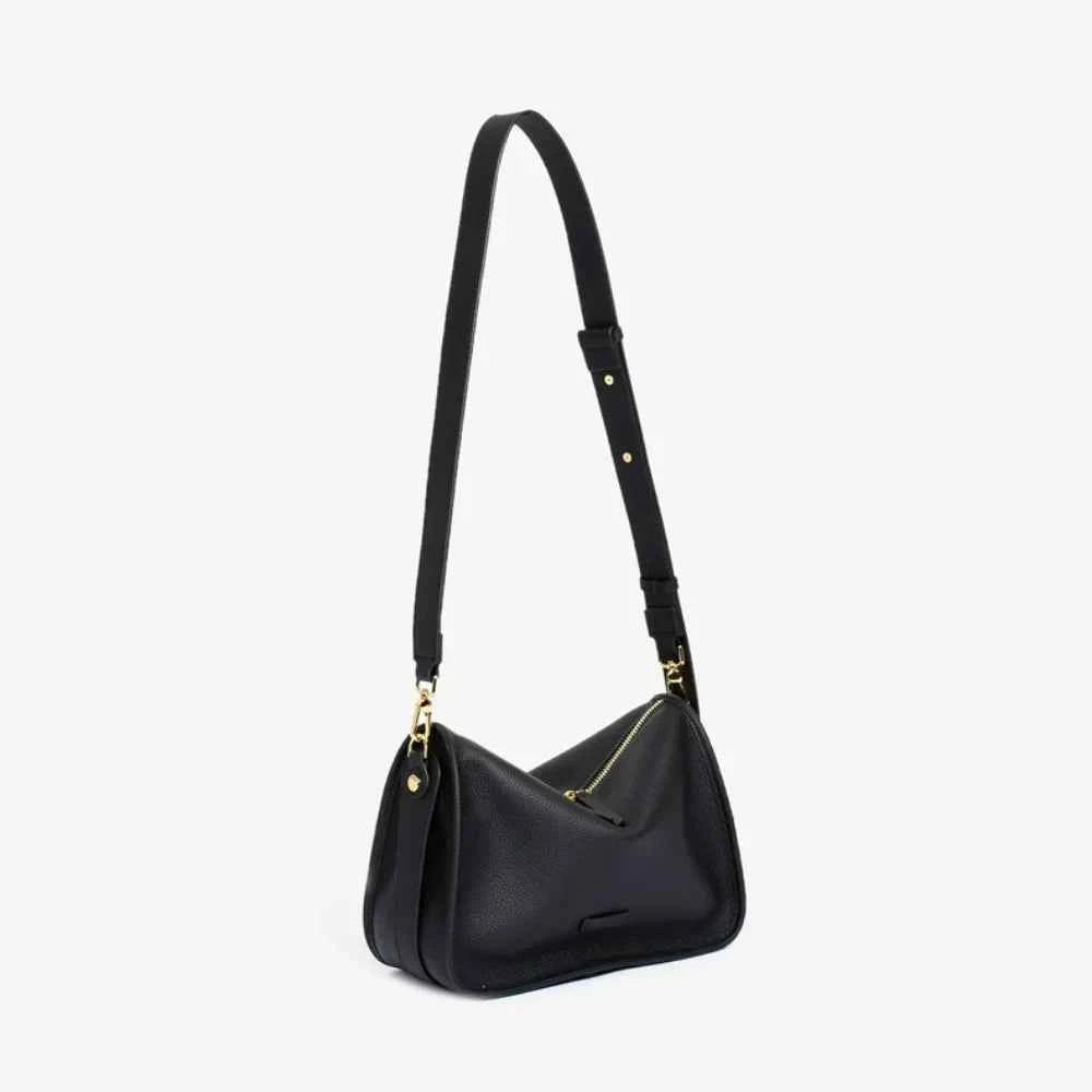 Original Cowhide Leather Crossbody Bag - Chic & Portable