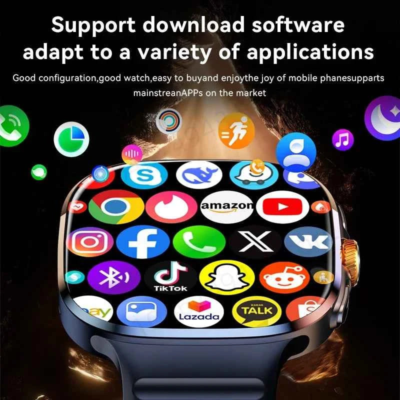 Ultimate 5G Smart Watch - 2.4 Inch AMOLED & Rotating Camera