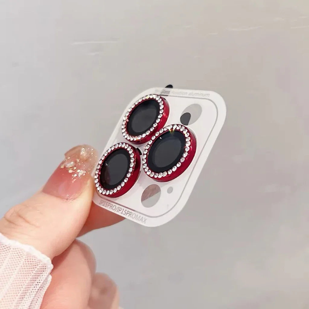 Luxury Diamond Camera Protector for iPhone - Glitter Lens Cap