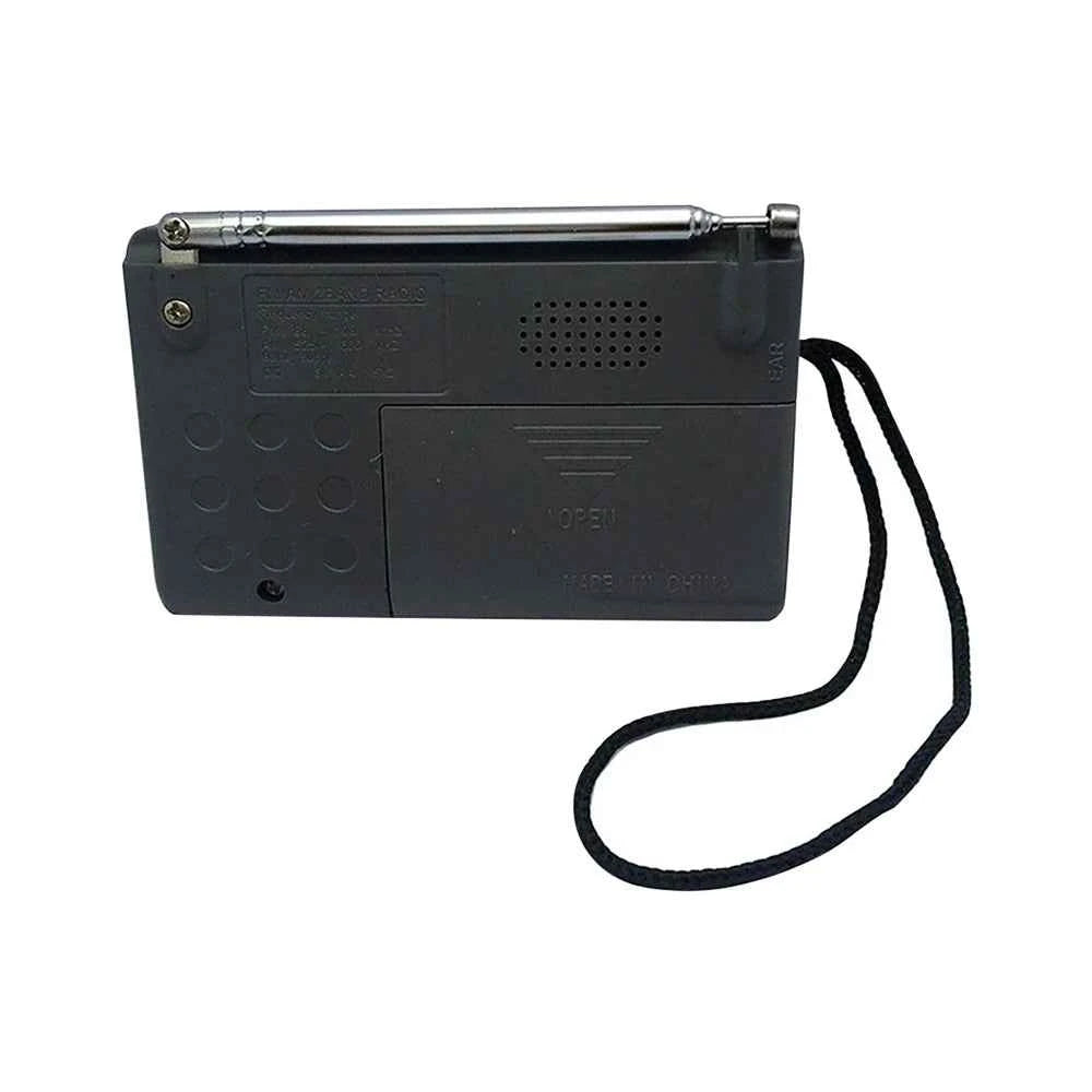Compact Mini Portable Radio - AM FM Travel Audio Device