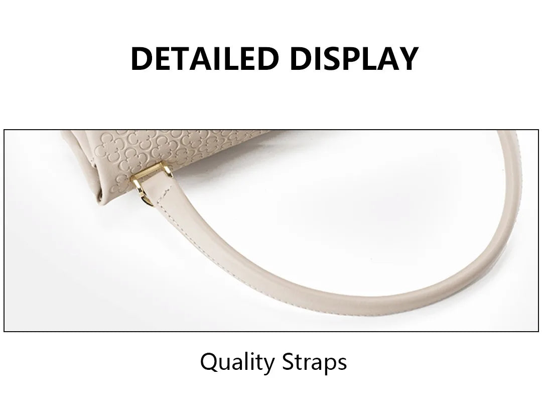 Elegant Women's Shoulder Bag with Detachable Chain