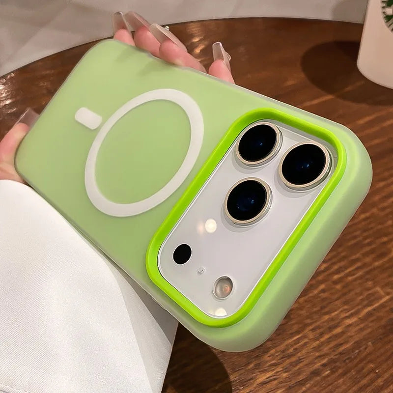 Luxury Magnetic Shockproof iPhone Case - Liquid Silicone