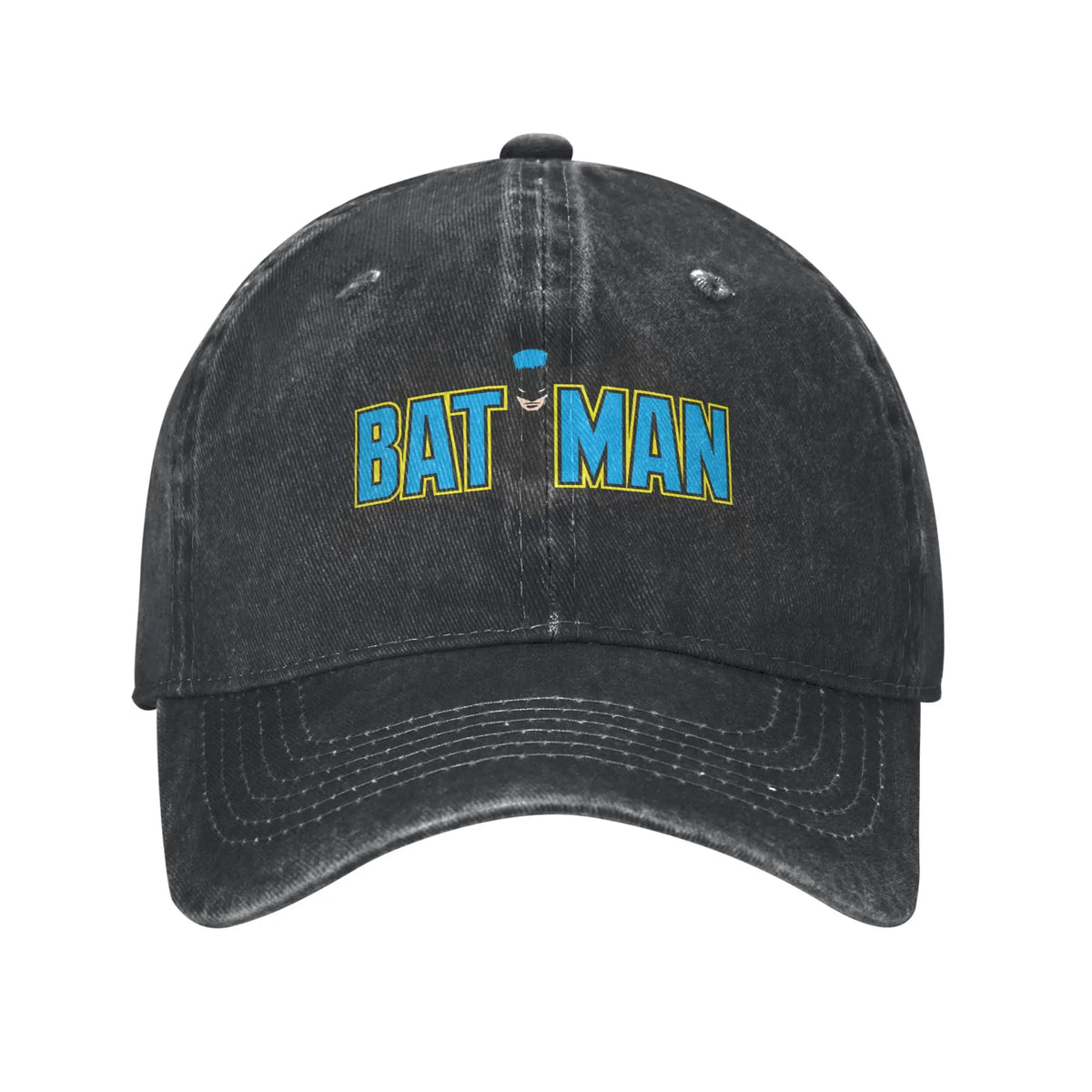 Classic Distressed Denim Baseball Cap - Premium Unisex Headwear