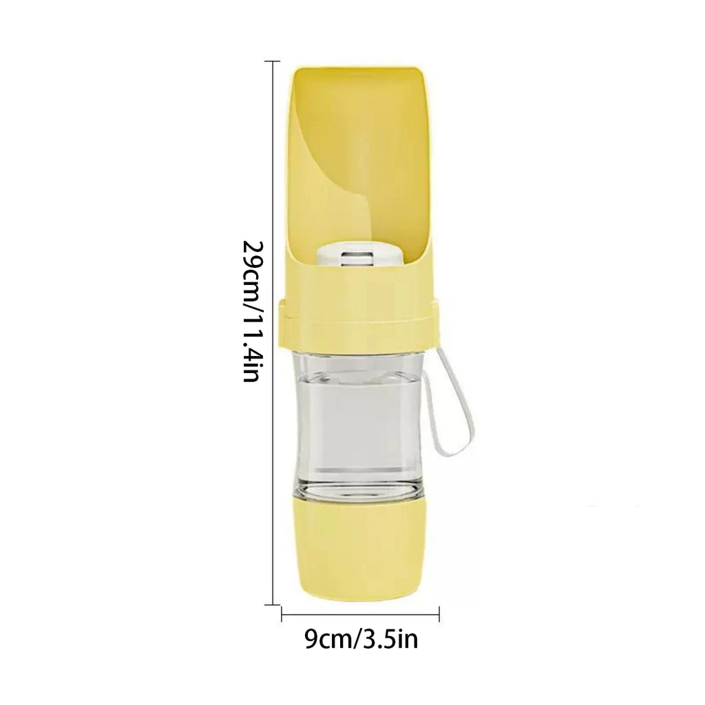 Premium Portable Pet Water Bottle - Food & Water Dispenser