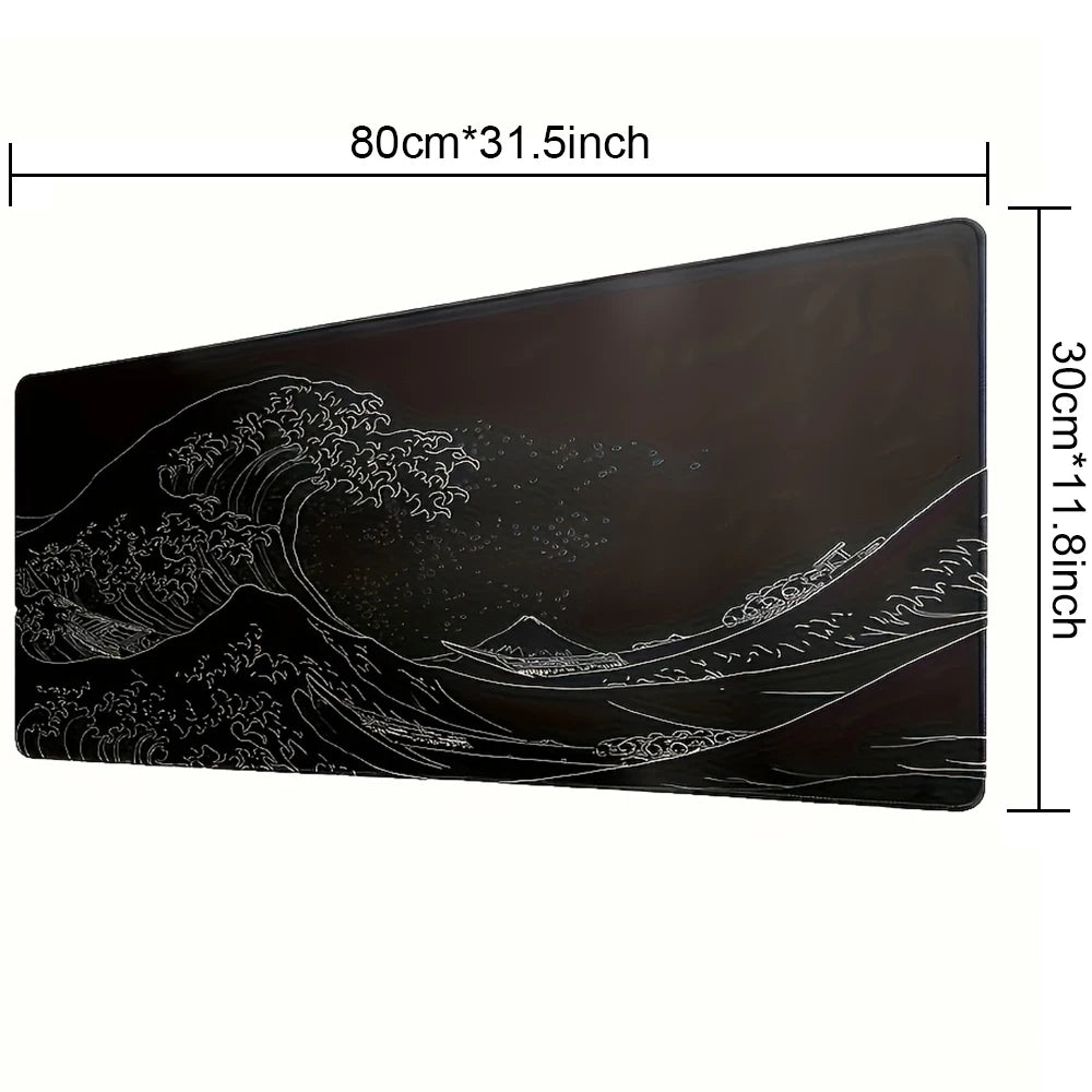 Premium Large Gaming Mouse Pad – Stitched Edges & Non-Slip Base