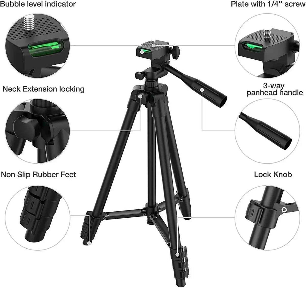 Professional Mobile Tripod for Phone - Lightweight & Adjustable