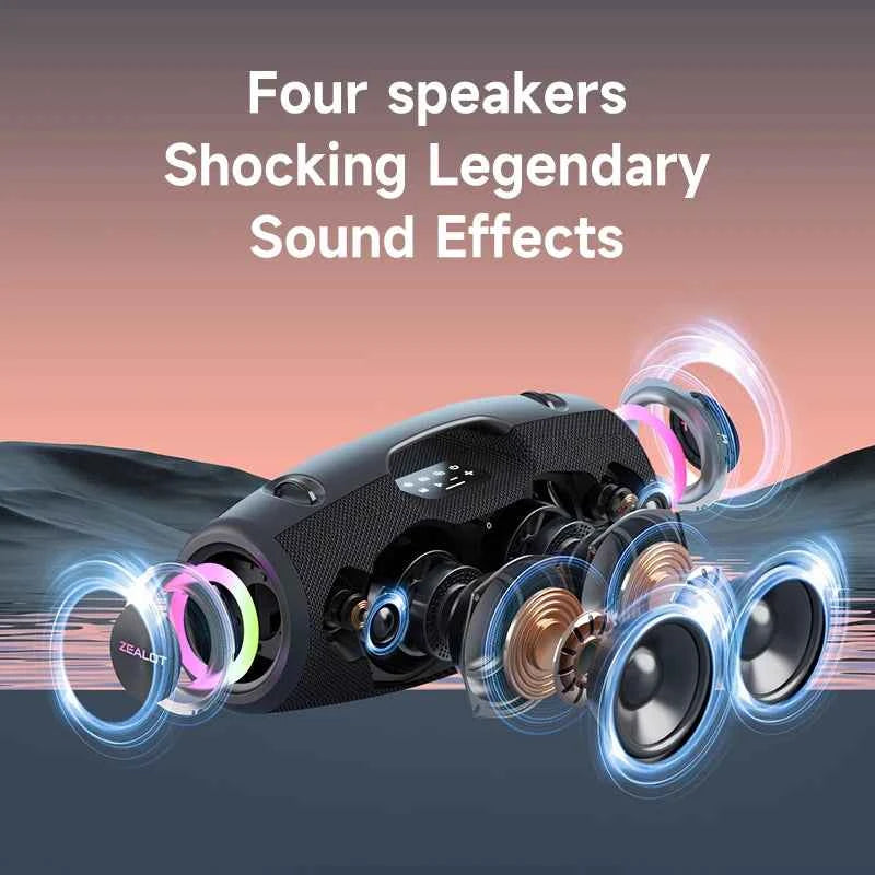 Ultimate Portable Bluetooth Speaker - 120W High Power Audio