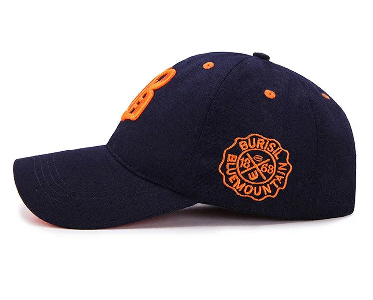 Premium Cotton Baseball Cap - Embroidered Snapback