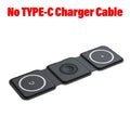3-in-1 Wireless Charger - Magnetic Fast Charging Pad for Apple Devices