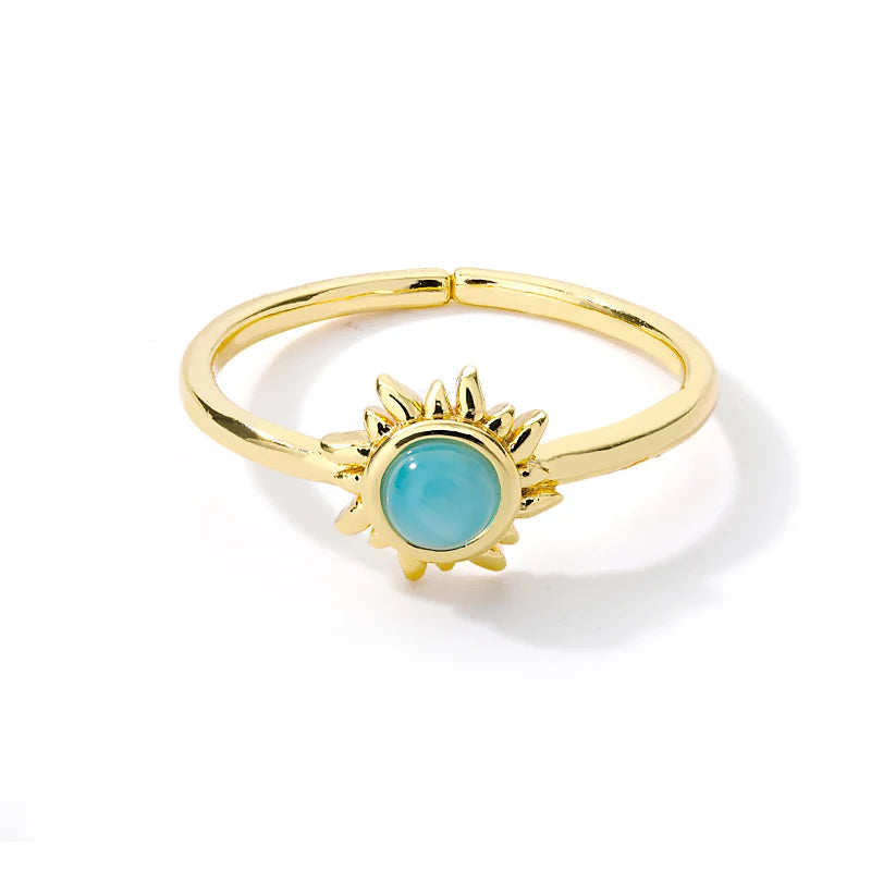 Luxury Classic Gold Stainless Steel Ring for Women