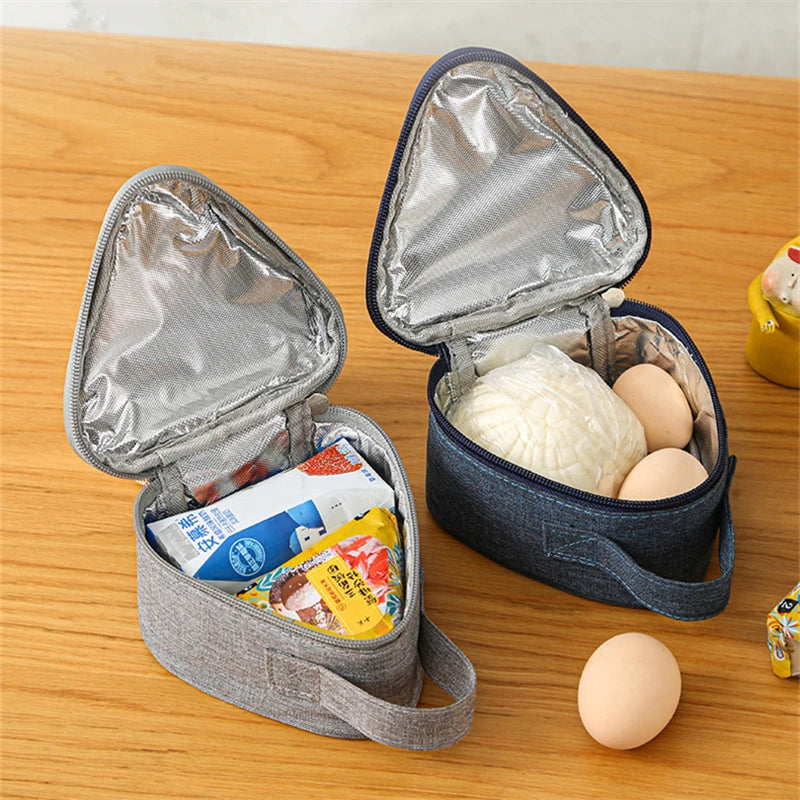 Mini Insulated Lunch Bag - Portable Thermal Cooler Tote for Bento Boxes, Rice Balls, Snacks & Student Lunches - Tulique