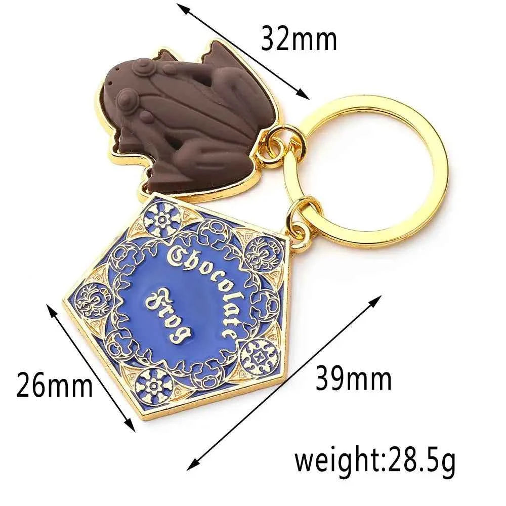 Official Harry Potter Chocolate Frog Metal Keychain & Charm