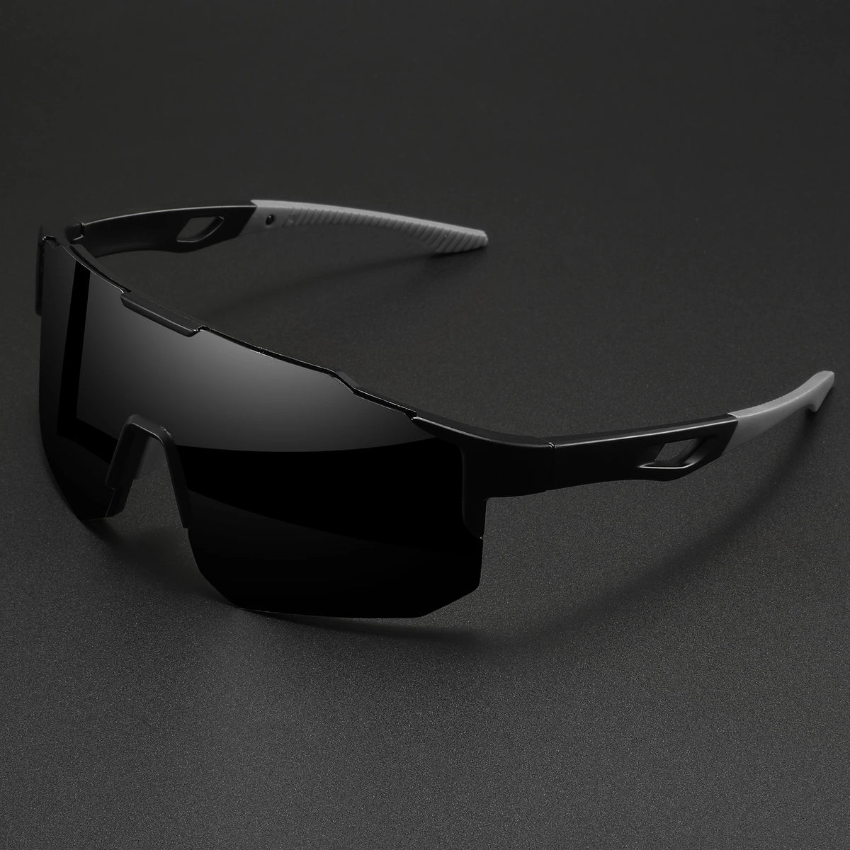 Premium Oversized Sports Sunglasses - UV400 Wraparound Design