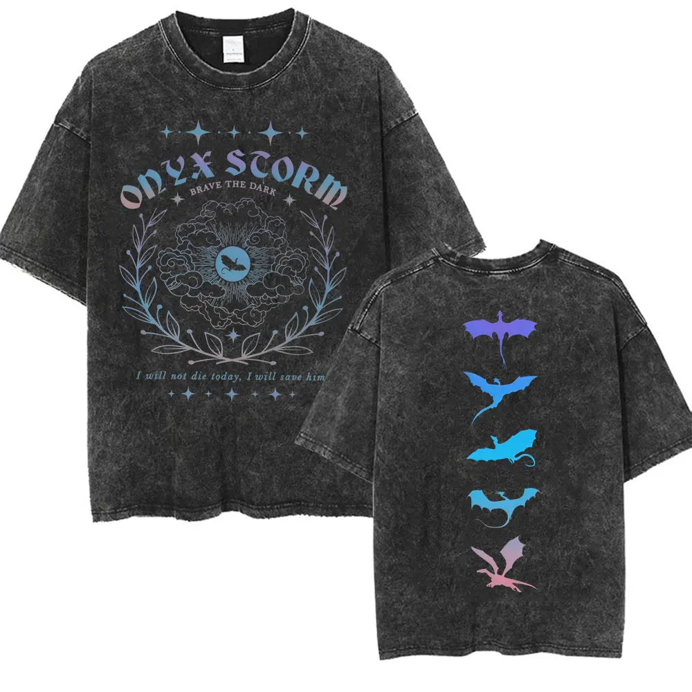 Vintage Washed Acotar T-Shirt - Oversized Graphic Tee