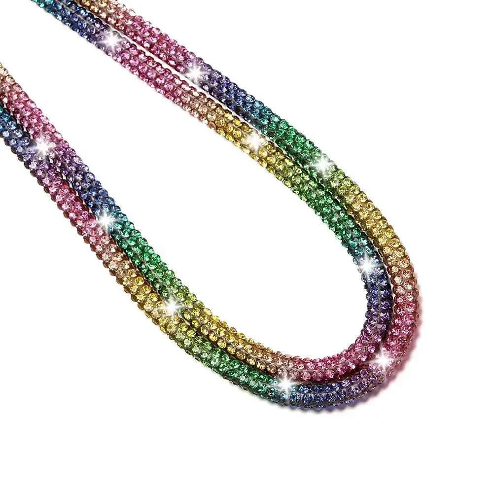 Luxury Rhinestone Phone Lanyard Strap - Sparkling Crystal Chain