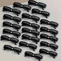 Exclusive Retro Rectangular Glasses Set - 20 Pairs