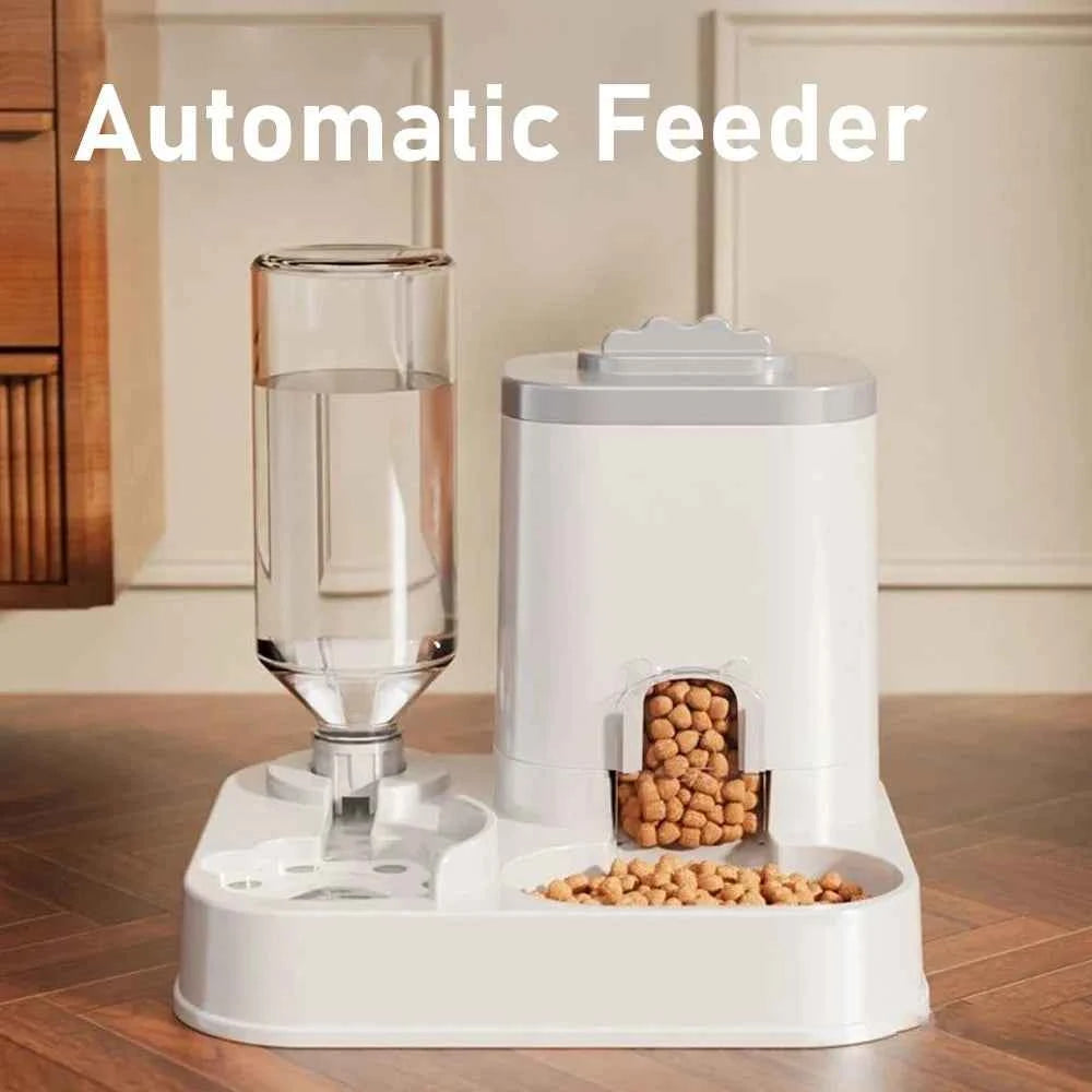 Premium Automatic Pet Feeder & Water Dispenser - Large Capacity