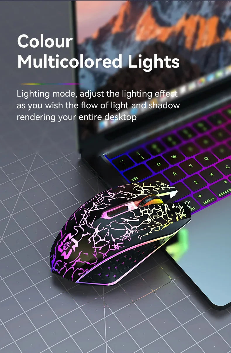 Premium Dual Mode Gaming Mouse - Bluetooth 5.2 & 2.4G Wireless
