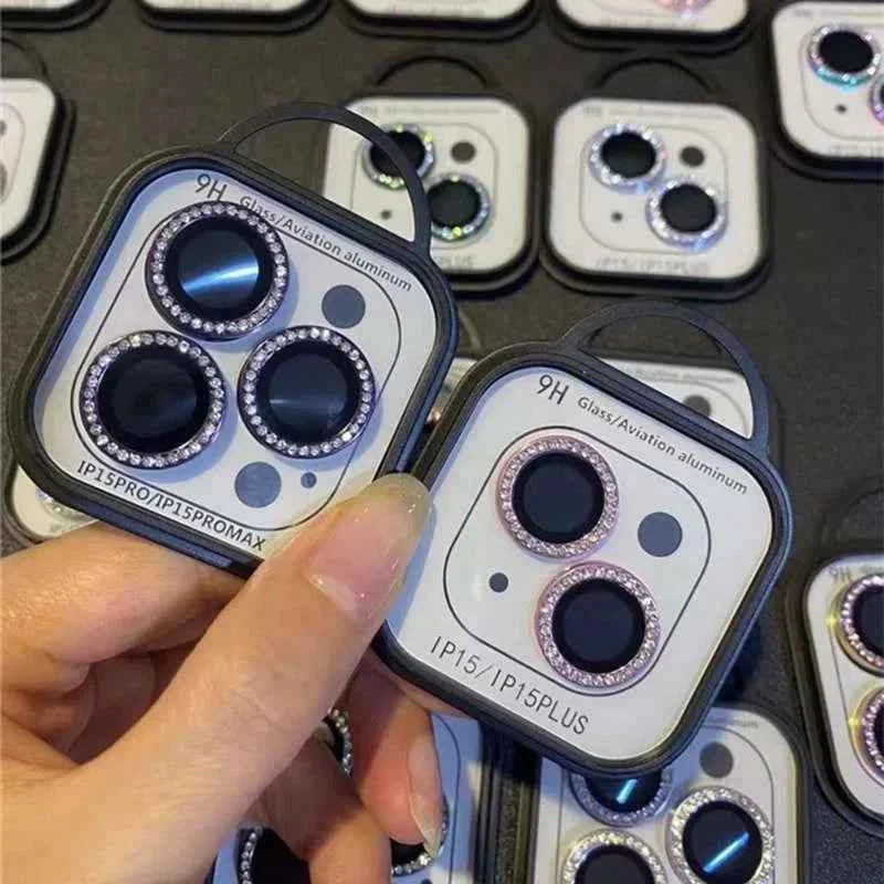 Luxury Diamond Camera Protector for iPhone - Glitter Lens Cap