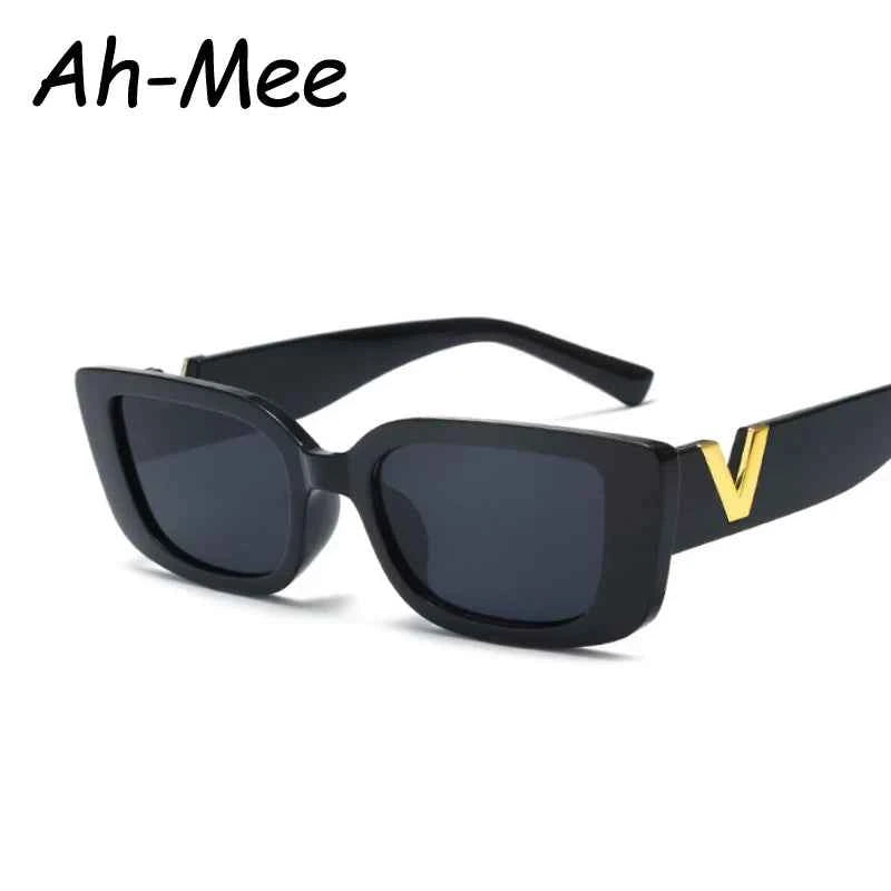 Luxury Vintage Rectangle Sunglasses - Classic Small Frame Eyewear