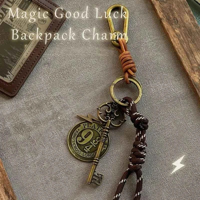 Retro Metal Harry Potter Keychain - Magic Bag Pendant