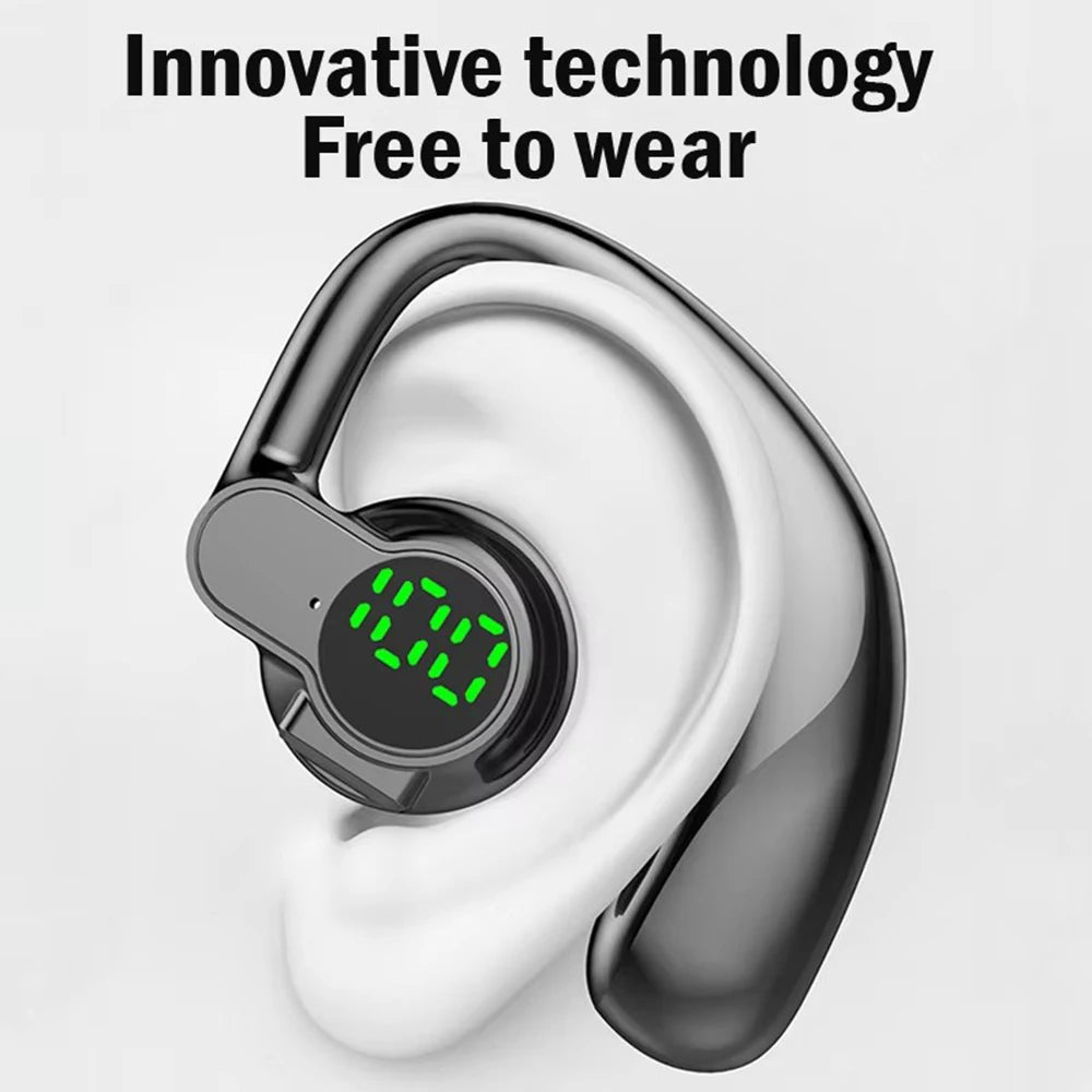 Premium Bluetooth Ear Hook Headphones - Noise Cancelling & Hands-Free
