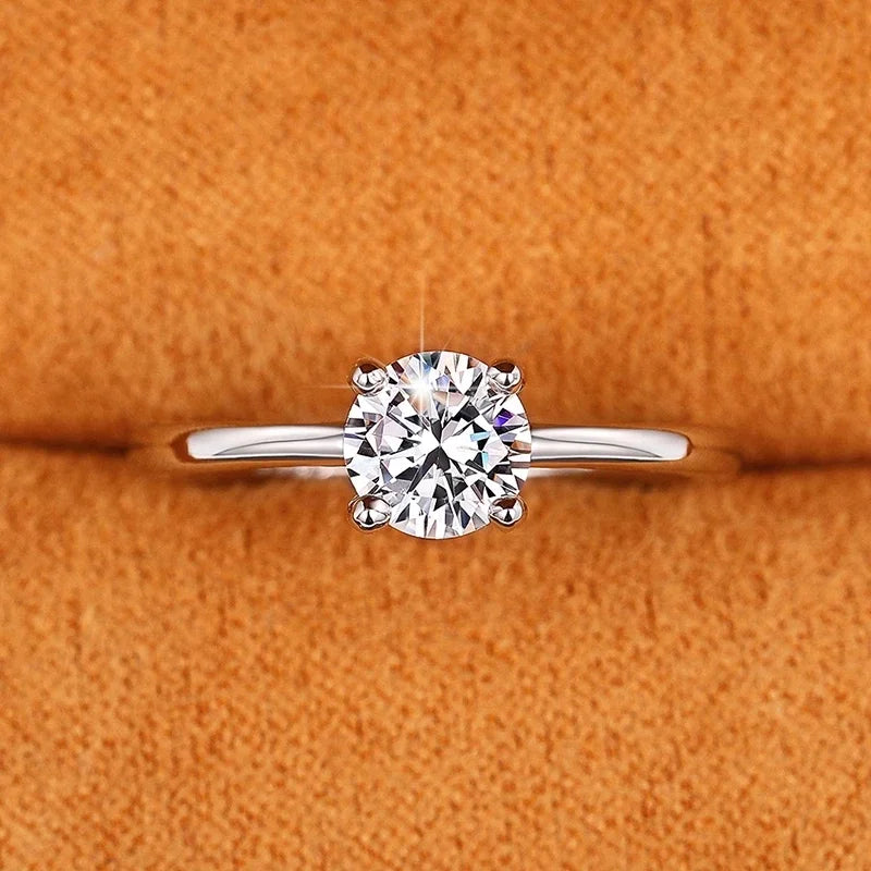 Elegant Eternity Ring - Brilliant Round Zirconia Wedding Band