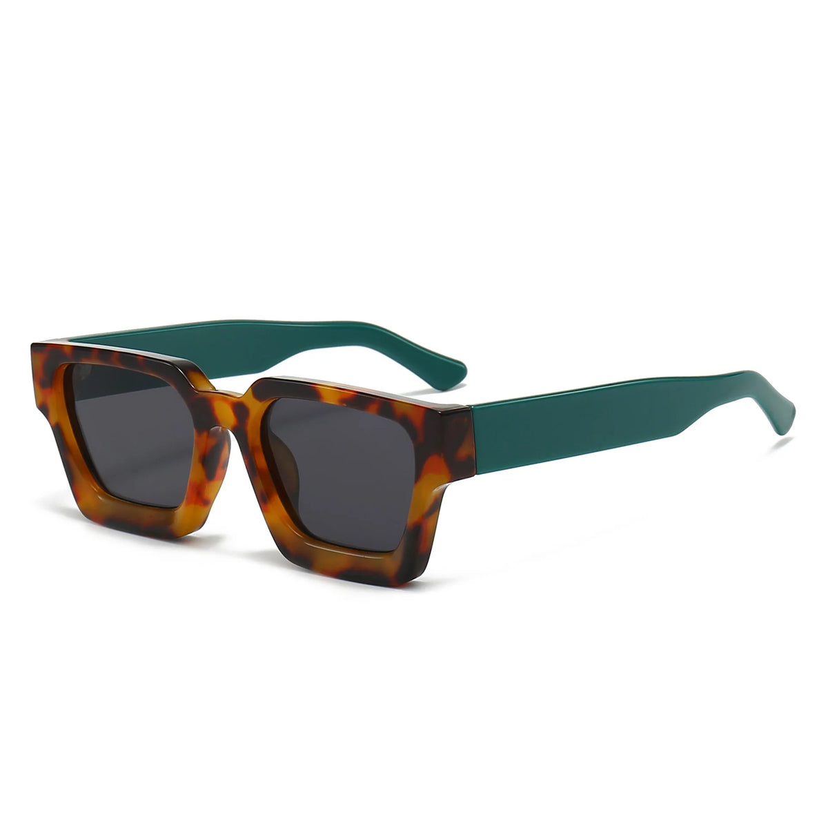 Designer Square Frame Sunglasses - UV400 Retro Shades