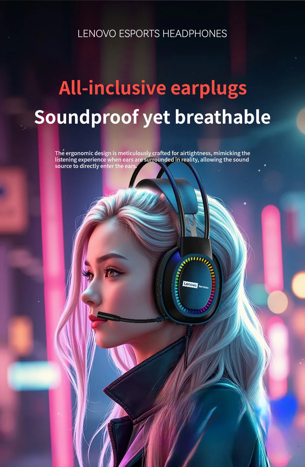 Premium RGB Gaming Headphones with Noise-Cancelling Microphone