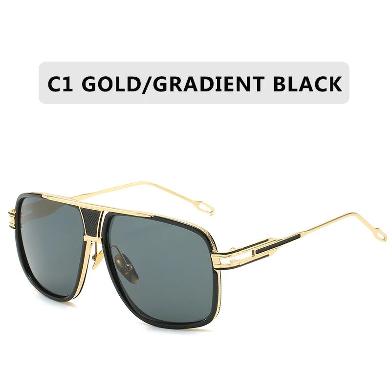 Vintage Retro Square Sunglasses - Premium Designer Shades