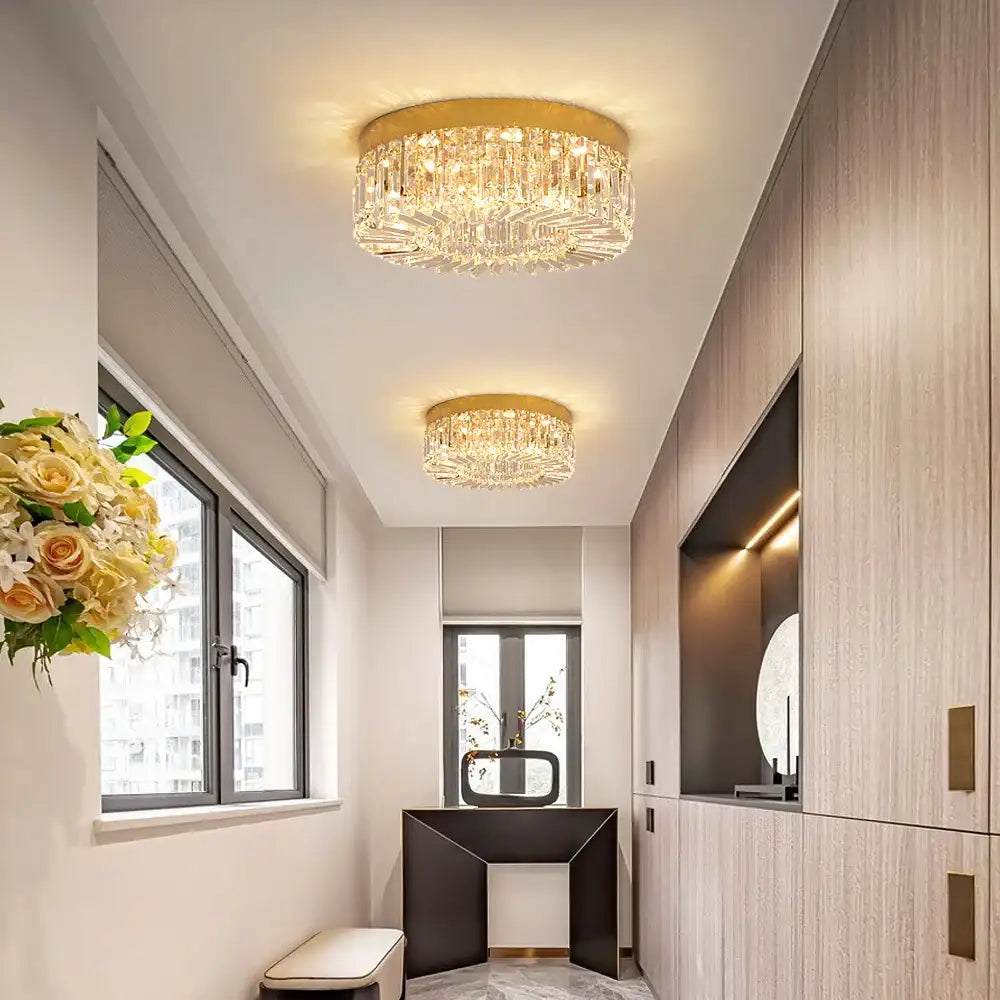 Elegant Modern Crystal Chandelier - LED Ceiling Light