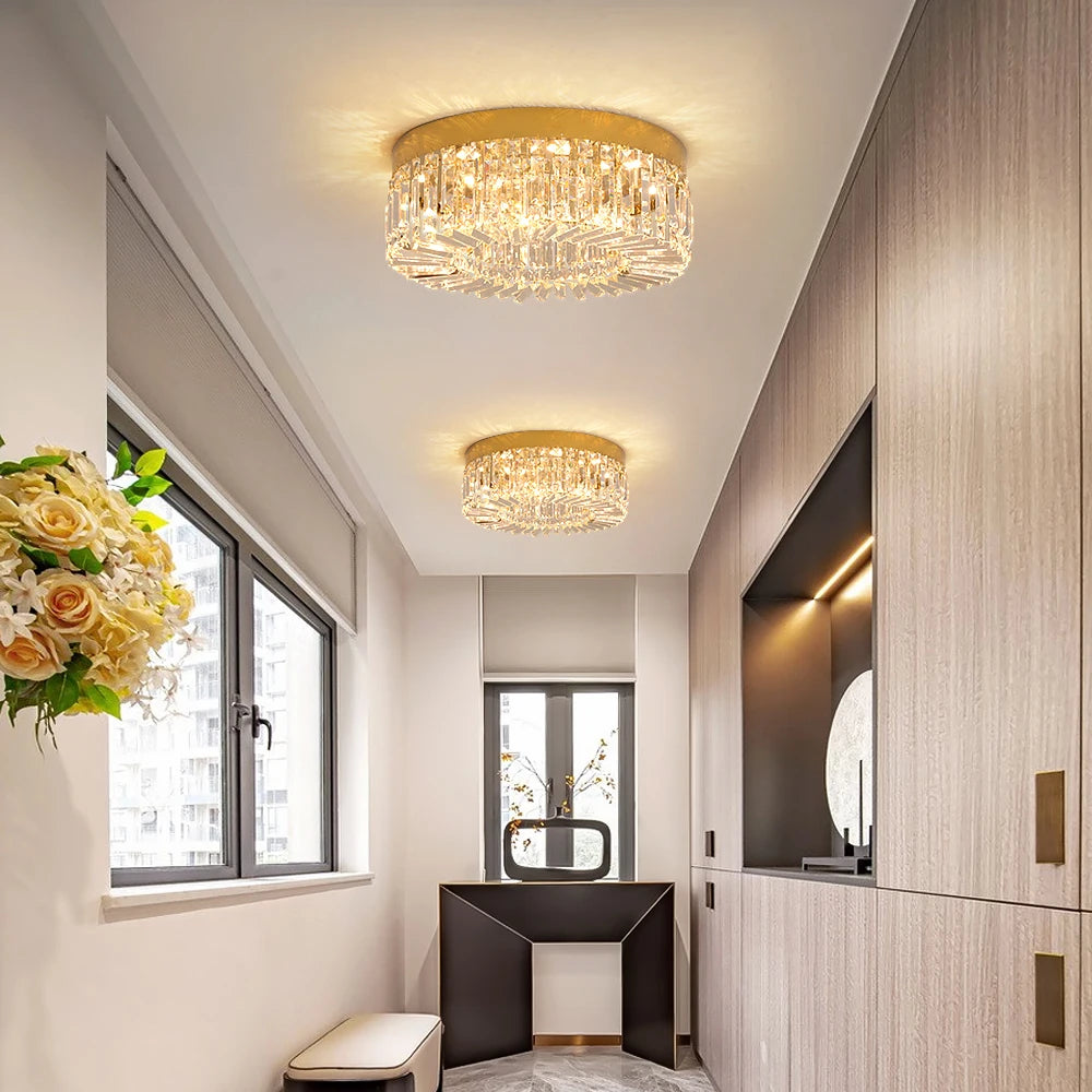 Elegant Modern Crystal Chandelier - LED Ceiling Light