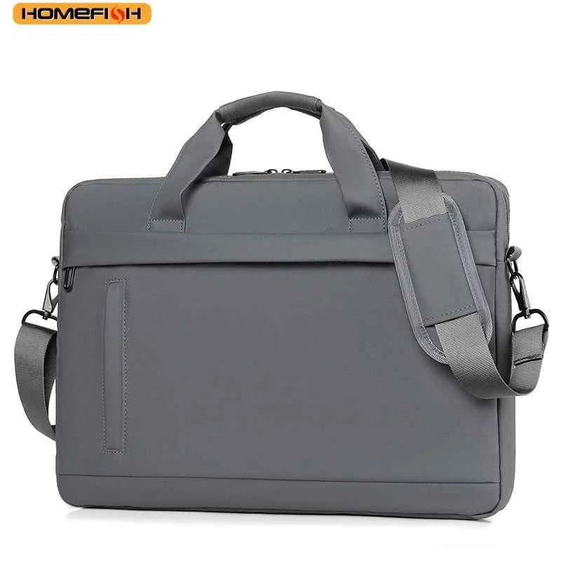 Premium 15-Inch Laptop Shoulder Bag - Waterproof Business Messenger