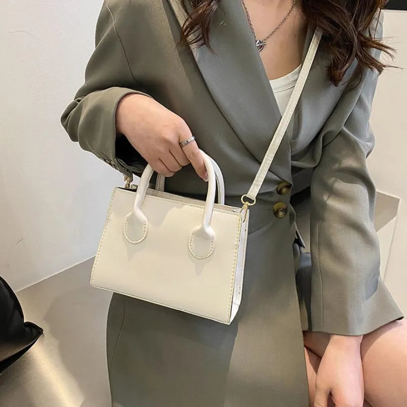 Elegant Mini Crossbody Bag - Chic Top Handle Purse