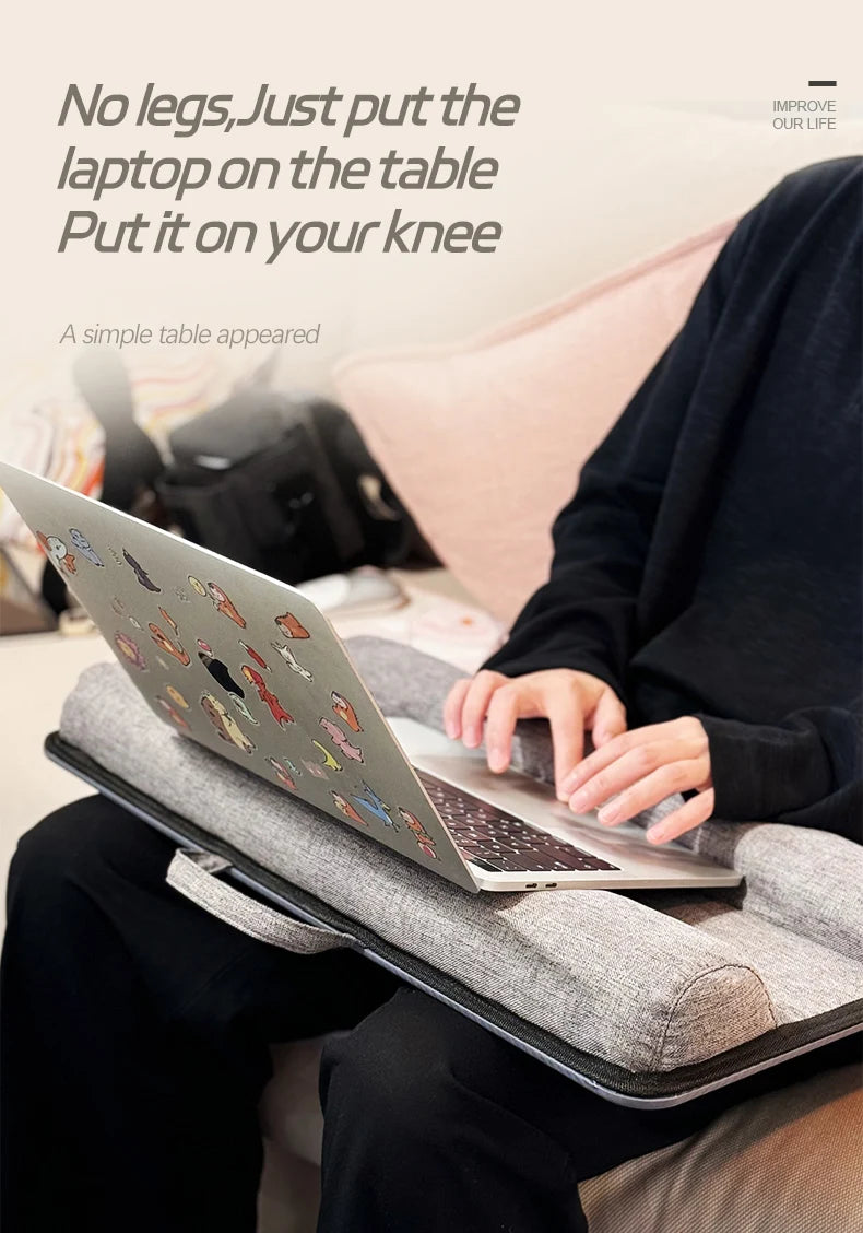 Premium Ergonomic Laptop Desk - Adjustable & Portable Design