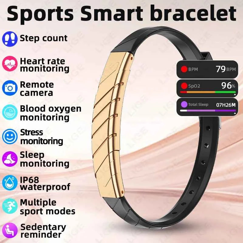 Luxury Women Smart Watch - IP68 Waterproof & Fitness Tracker