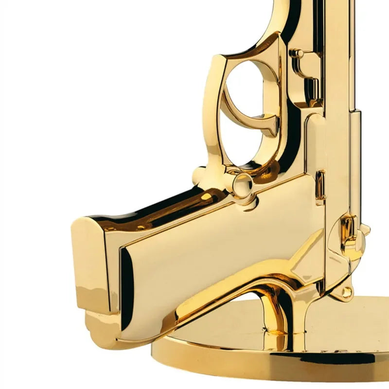 Luxury AK47 Gun Design Lamp - Creative Metal Desk Decor