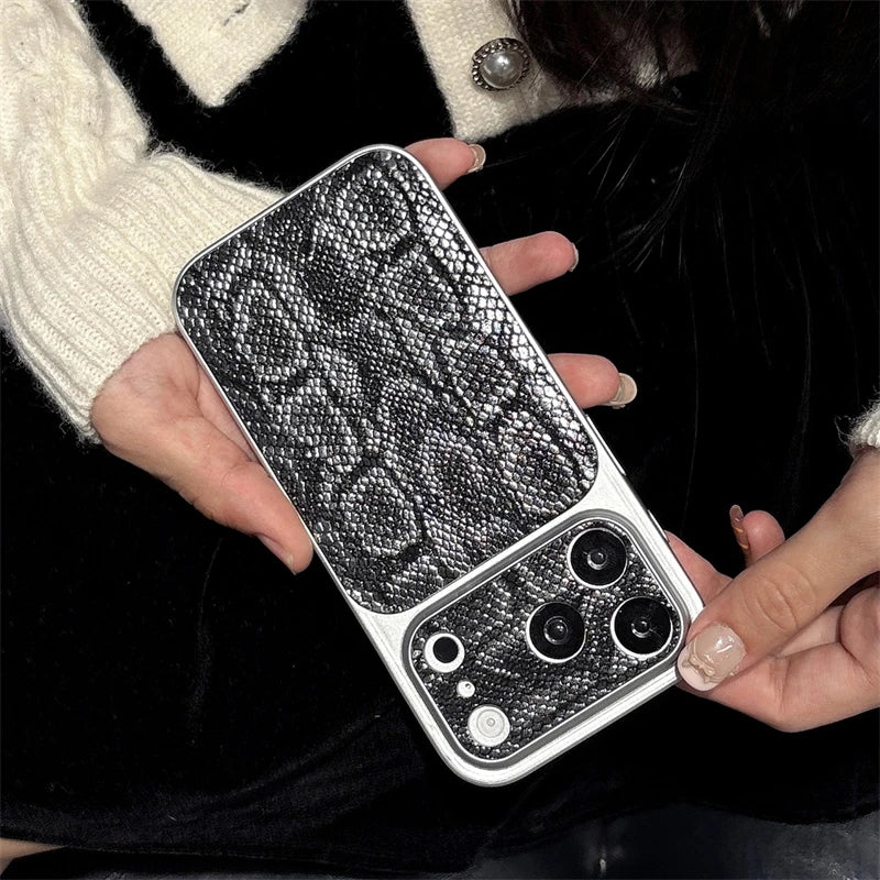 Premium Leather Texture iPhone Case - Shockproof Bumper