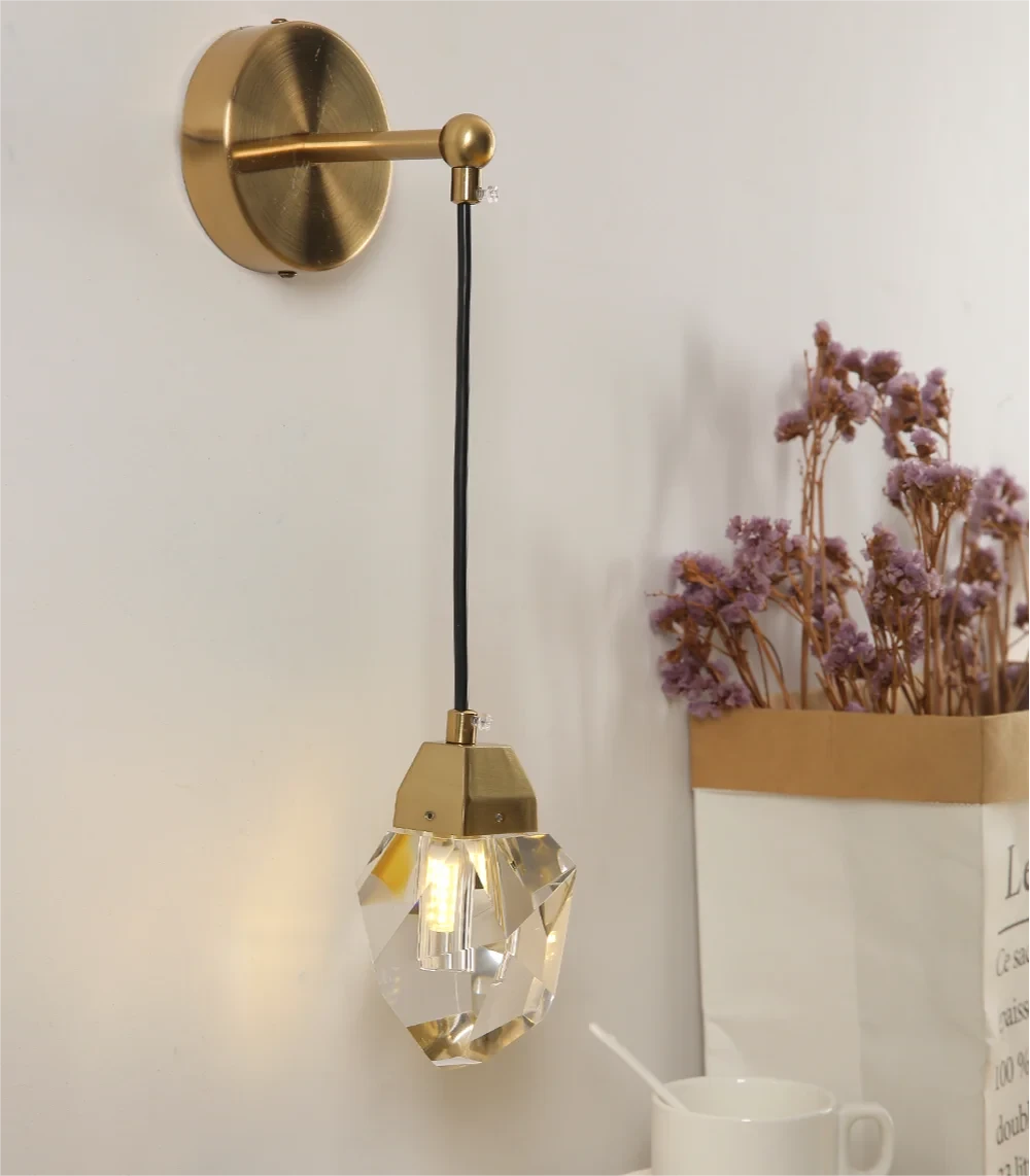 Premium Modern Gold Wall Lamp - G9 Indoor Lighting