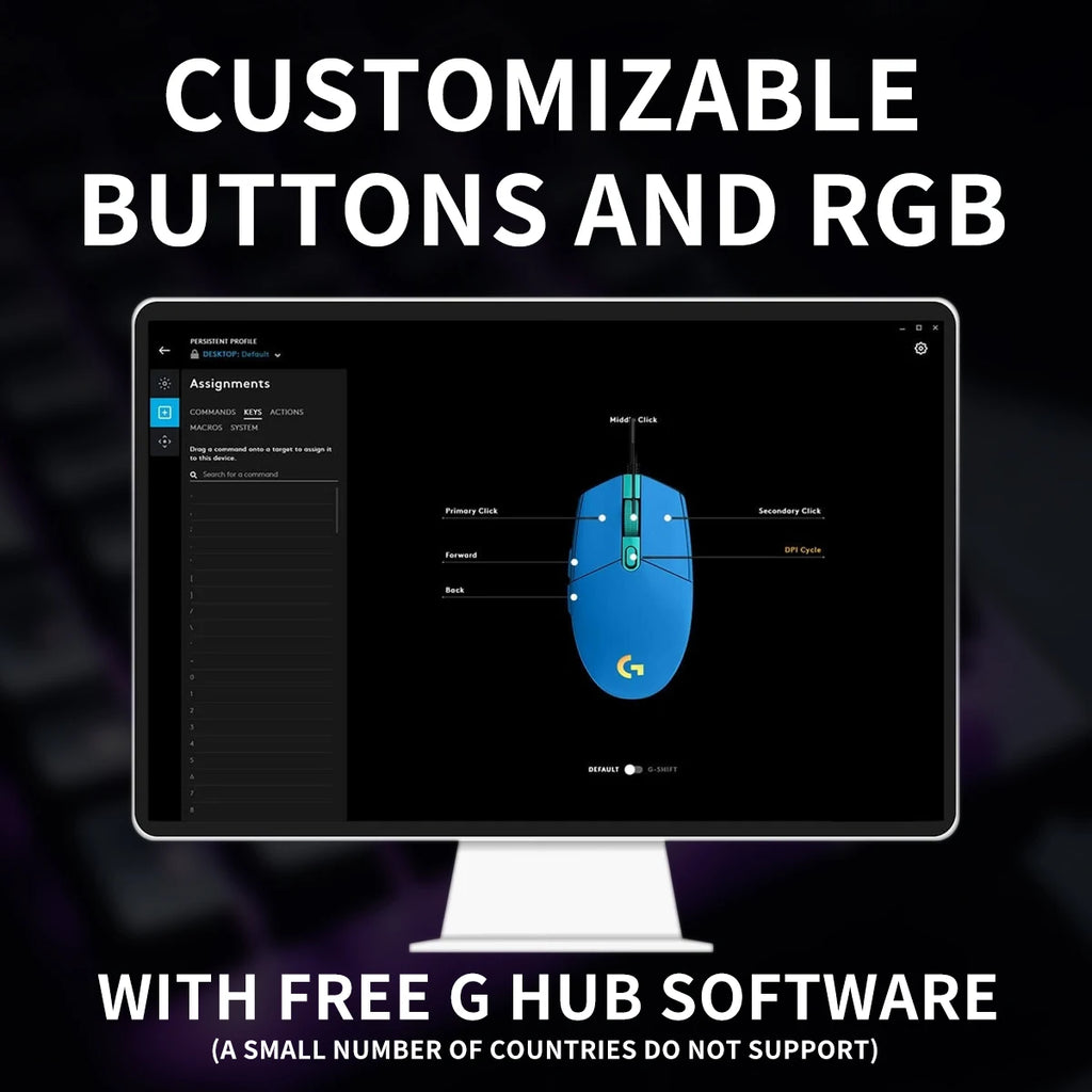 Premium Gaming Mouse with 6 Programmable Buttons & RGB