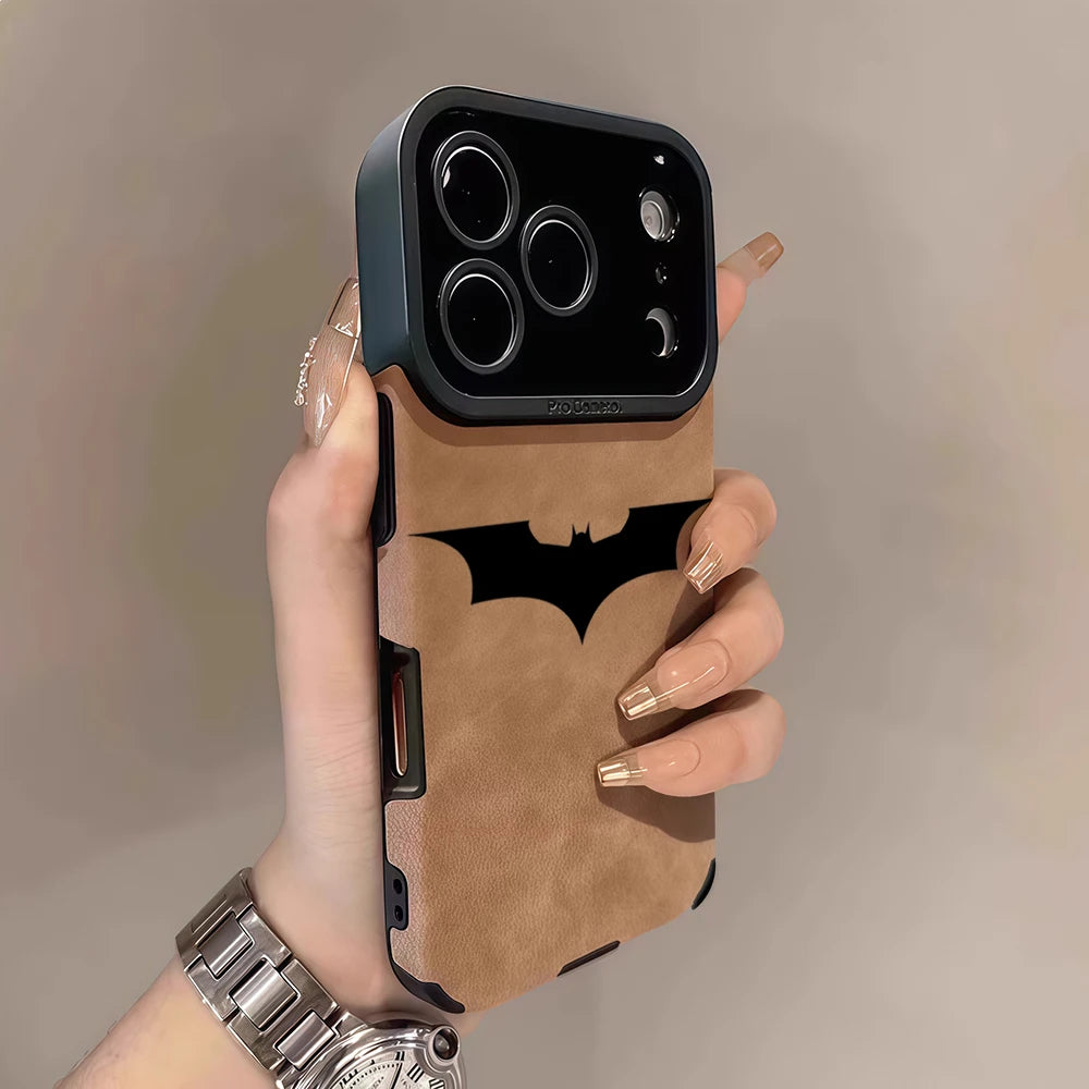 Luxury Leather Lambskin Shockproof Phone Case