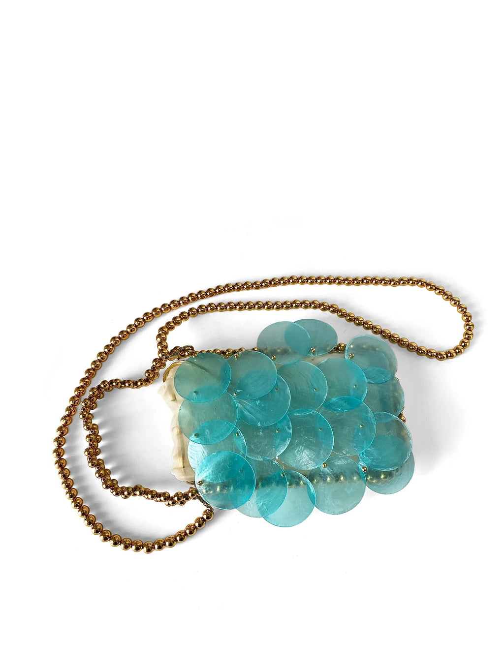 Elegant Sparkle Bead Bag - Handmade Mermaid Princess Design