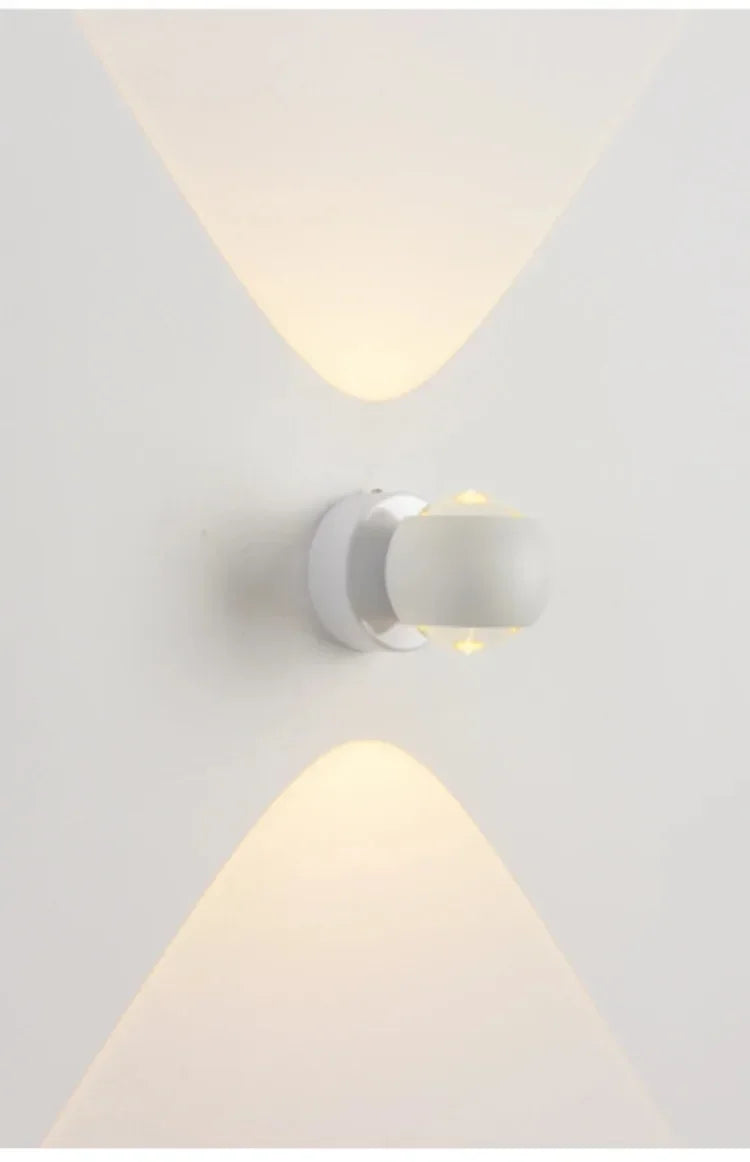 Elegant Glass Wall Sconce - Modern Art Lighting