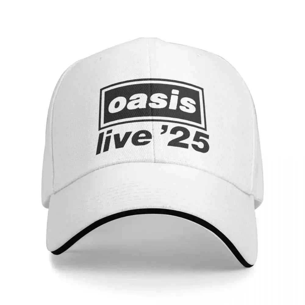 Summer O-Oasis Live 25 2025 Tour Baseball Caps For Men Women Dad Hat Headwear For Formal Running Golf  Adjustable