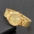 Elegant Ladies Rose Gold Watch - Stainless Steel Bracelet