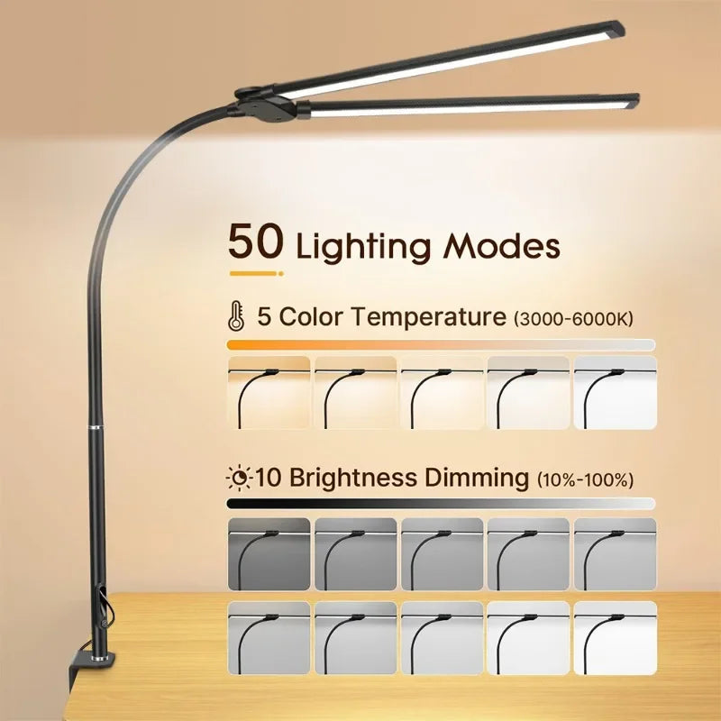 Premium LED Desk Lamp - Eye-Caring Architect Design