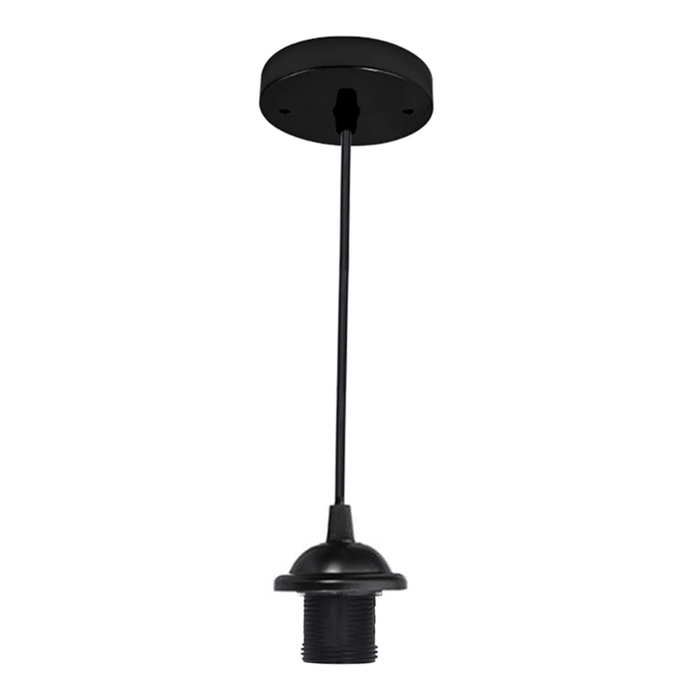 Elegant Vintage Lamp Base - E27 Socket Pendant Holder